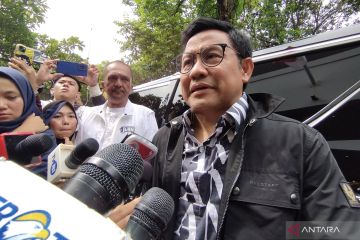 Muhaimin tiba di Markas Timnas AMIN dampingi Anies pantau hasil pemilu