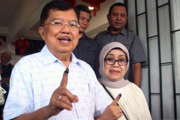 Jusuf Kalla dan AMIN tunggu hasil resmi penghitungan KPU