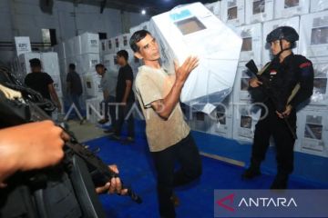 Polres Nagan Raya tambah personel cegah kericuhan rekapitulasi suara