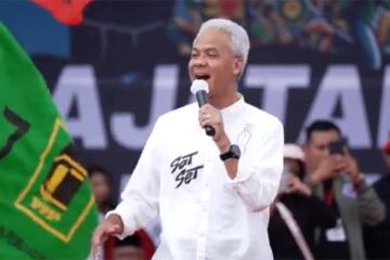 Kampanye di Balikpapan, Ganjar ajak pendukungnya tak takut intimidasi