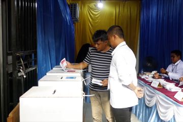 Melihat pelaksanaan pencoblosan susulan di 4 TPS di Kota Tangerang