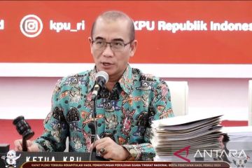 KPU: Papua Barat Daya dan Jabar rekapitulasi nasional malam ini