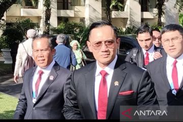 Menteri ATR hadiri pembukaan World Water Forum Bali dengan berjalan kaki