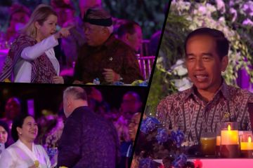 Dijamu Presiden Jokowi, delegasi World Water Forum goyang bersama