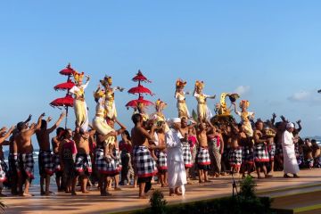 Tarian Sakral buka Upacara Segara Kerthi