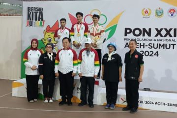 Abiyu Rafi raih emas kedua cabor senam PON XXI Aceh-Sumut 