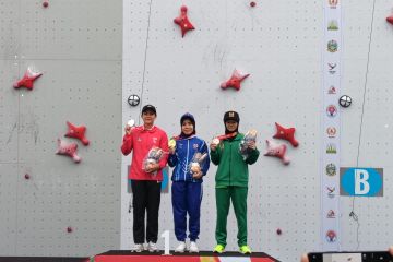 Panjat tebing - Rajiah Sallsabillah sumbang emas untuk Banten