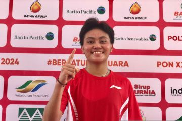 Sausan Dwi Ramadhani sangat lega mengantar emas untuk Jateng