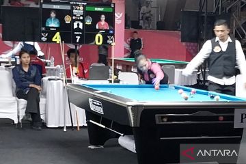 Biliar - Dua atlet putri tuan rumah kandas di babak 16 besar