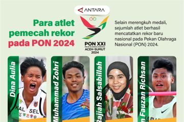 Deretan atlet pemecah rekor pada PON 2024