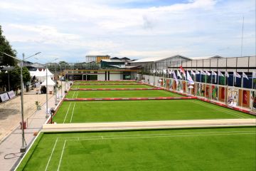 Lapangan Gateball PON XXI dilengkapi fasilitas berstandar nasional