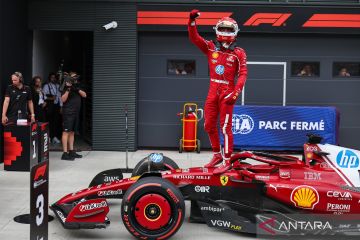 Kualifikasi F1 Hungaria, Leclerc pimpin Ferrari di garis terdepan