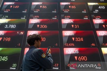 IHSG Senin dibuka menguat 48,73 poin