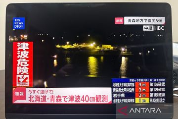 Jepang peringatkan potensi tsunami setelah gempa M 6,7