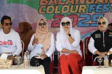 Legislator hadiri Balangan Colour Fest 2025