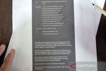 Polisi masih selidiki pelaku pengancaman bom melalui email ke 10 sekolah di Depok