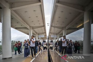 Peningkatan penumpang Whoosh saat libur Natal dan Tahun Baru