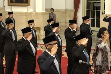 Presiden lantik 31 duta besar LBBP Indonesia di Istana Negara