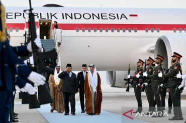 Prabowo lanjutkan lawatan ke UEA bertemu Presiden MBZ