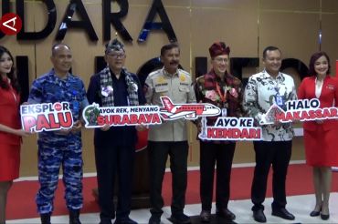 Rute penerbangan Surabaya-Sulawesi dibuka jelang mudik Lebaran