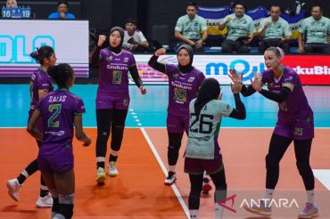 Jakarta Pertamina Enduro bekuk Jakarta Electric PLN 3-2