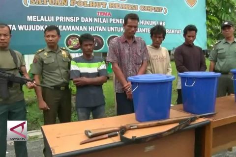 Polisi tangkap  tersangka pelaku pembunuhan beruang madu