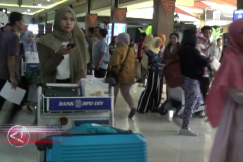 Pemudik di Bandara Adisutjipto diperkirakan turun