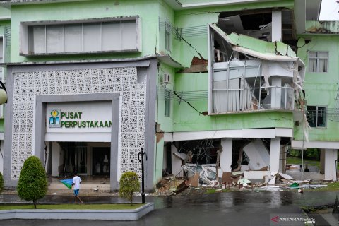Tanah bergerak di IAIN Ambon