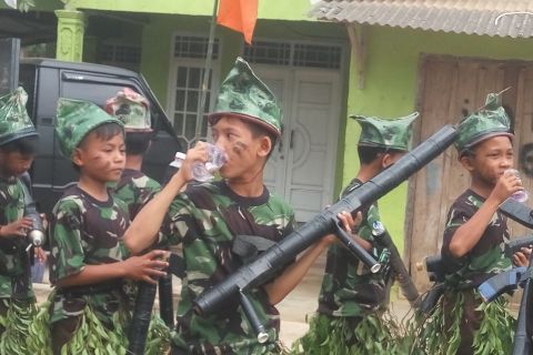 Meriahnya HUT ke-74 RI di Lampung Timur