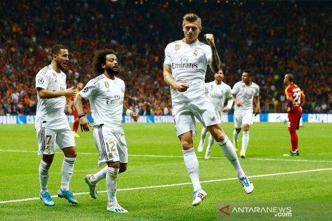 Liga Champions, gol tunggal Kroos antar Real Madrid menang di markas Galatasaray