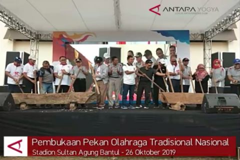 VIDEO : Pembukaan Pekan Olahraga Tradisional Nasional di Bantul