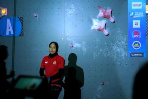 Mengenal Aries Susanti si juara dunia panjat tebing