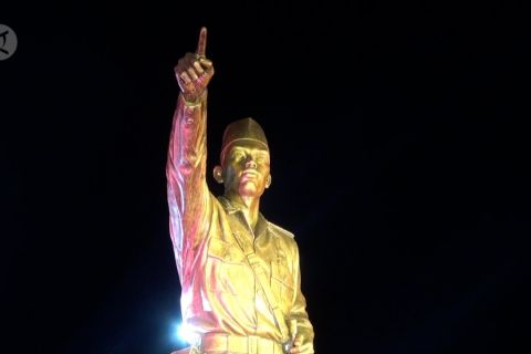 Menhan resmikan patung Panglima Besar Jendral Sudirman