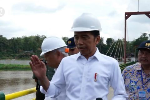 Presiden resmikan Bendungan Kamijoro