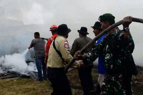 Relawan karhutla siap ciptakan langit biru di Riau