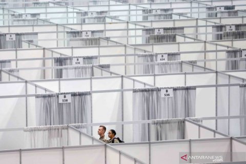 Jacob K Javits Convention Center di New York diubah jadi rumah sakit darurat COVID-19