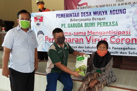 PT.Garuda Bumi Perkasa distribusikan logistik untuk warga terdampak COVID-19