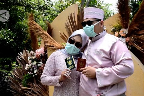 Akad nikah di tengah pandemi COVID-19