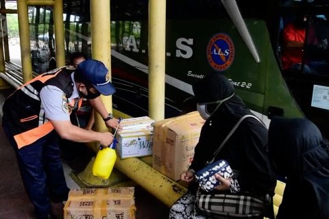 Terminal bus dan pelabuhan di Kota Pekanbaru beroperasi kembali