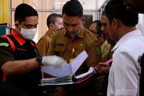 Kejati geledah Dinas Pendidikan Riau