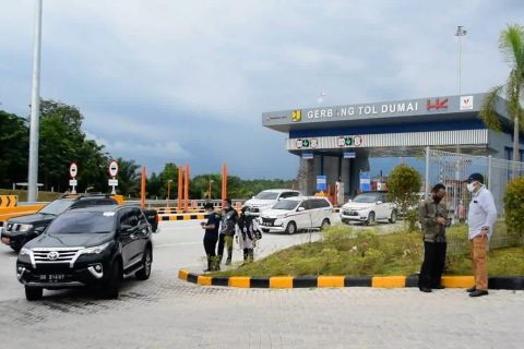 Tiga bulan beroperasi, 35 kasus kecelakaan terjadi di Tol Pekanbaru-Dumai