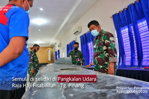 Info terkini: benda mirip sayap pesawat dikirim ke Jakarta