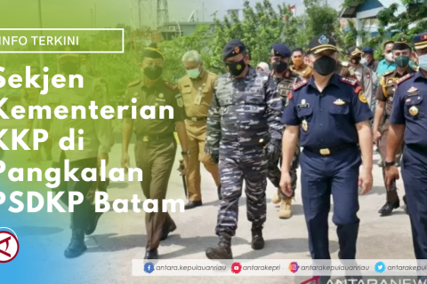 Sekjen Kementerian KKP di Pangkalan KKP Batam
