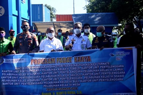 KSOP Kelas II Ternate gelar program padat karya