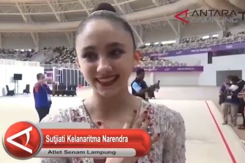 Pesenam Ritmik Lampung raih emas perdana di PON Papua