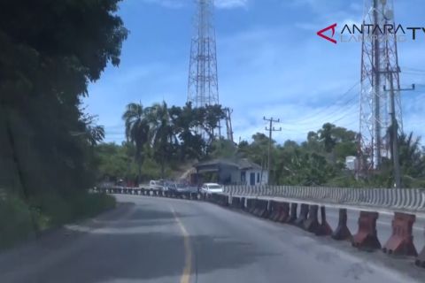 Pantauan Jalinsum ruas Bandarlampung-Bakauheni Lampung Selatan