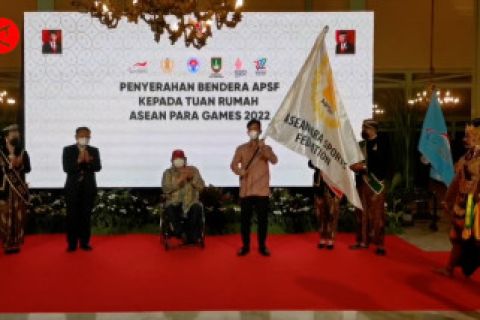 Gibran terima bendera ASEAN Para Games