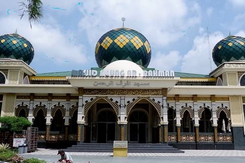 Menengok kemegahan masjid peninggalan zaman kolonial di Pekanbaru