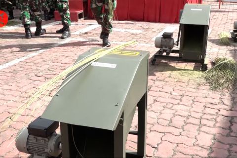 TNI kembangkan mesin serut lidi sawit untuk kualitas ekspor