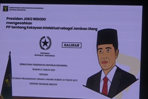 Sertifikat Kekayaan Intelektual bisa dijadikan jaminan fidusia